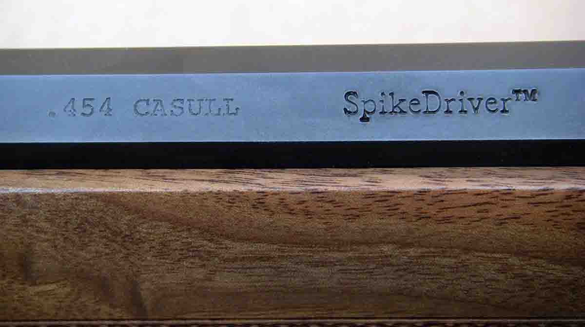 The SpikeDriver trademark is stamped on the barrel.